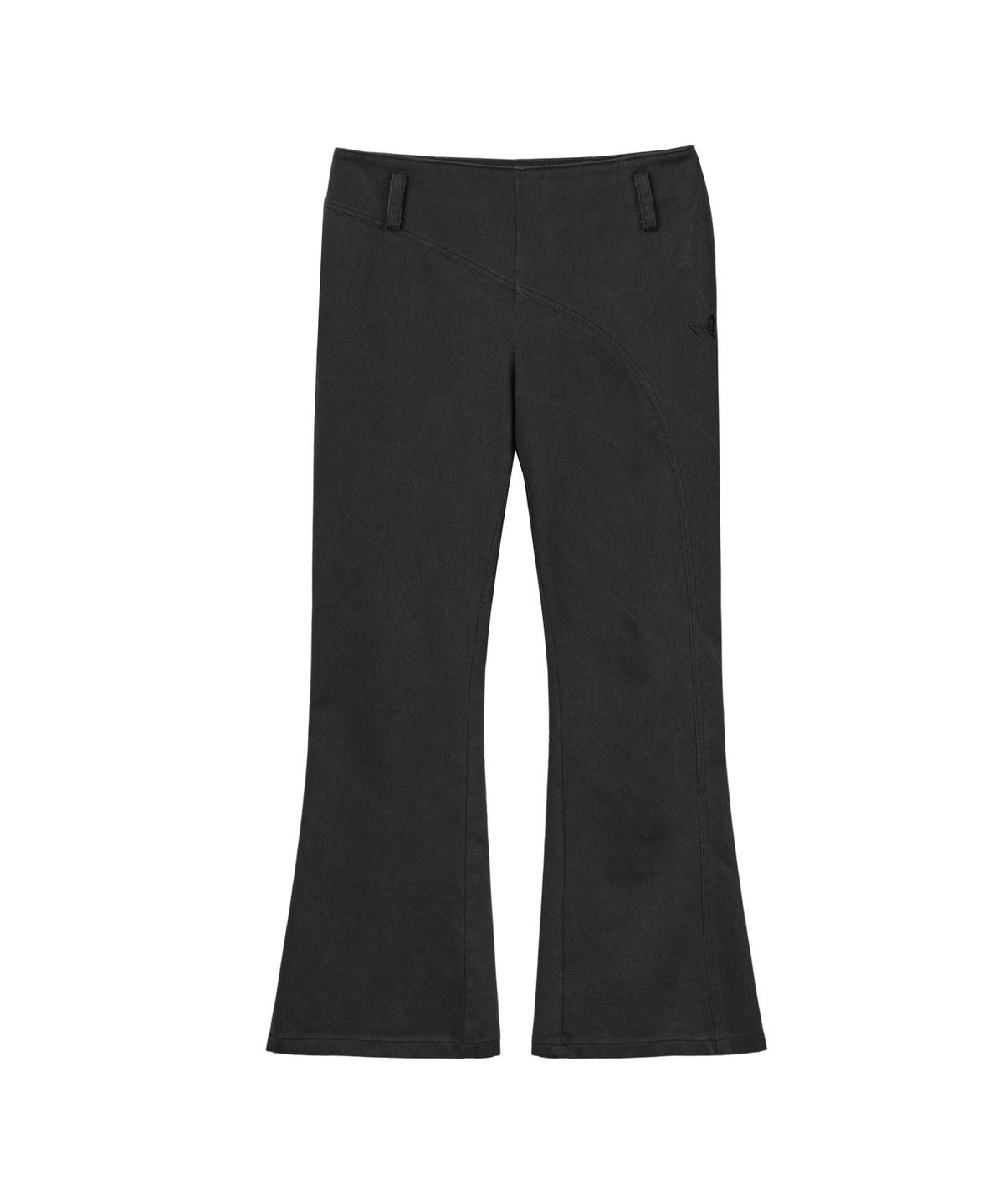 구월십일(GUWOLSIBIL) Wave Bootcut Pants Washed black denim
