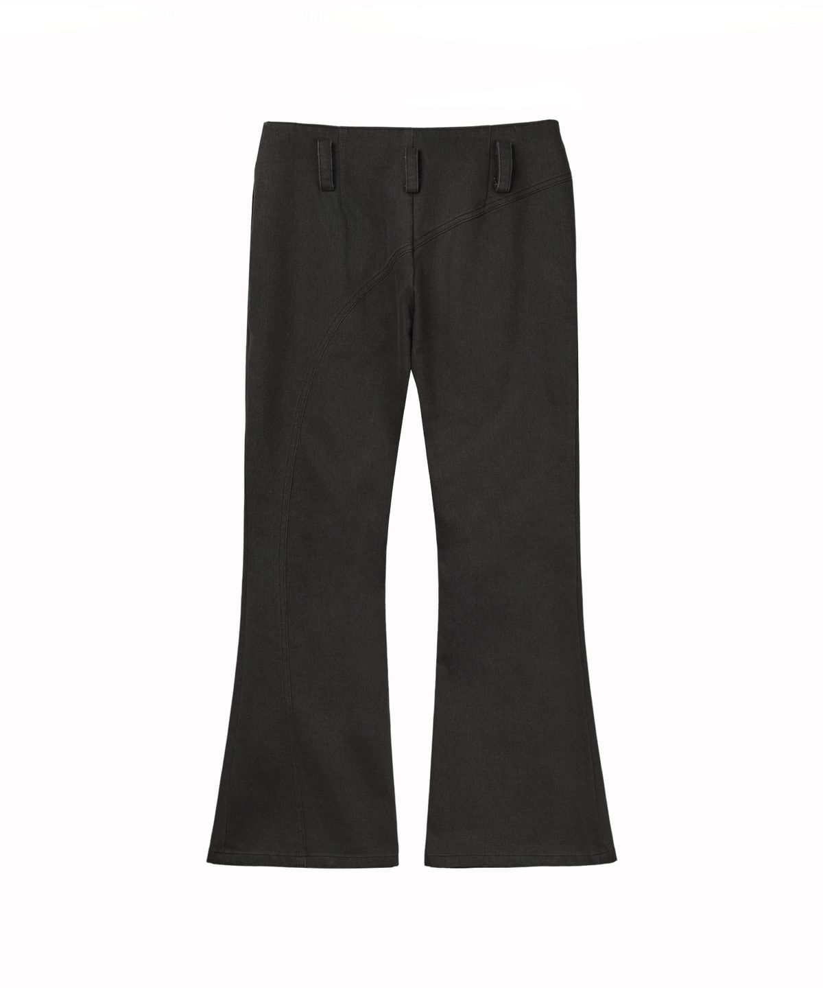 구월십일(GUWOLSIBIL) Wave Bootcut Pants Washed black denim