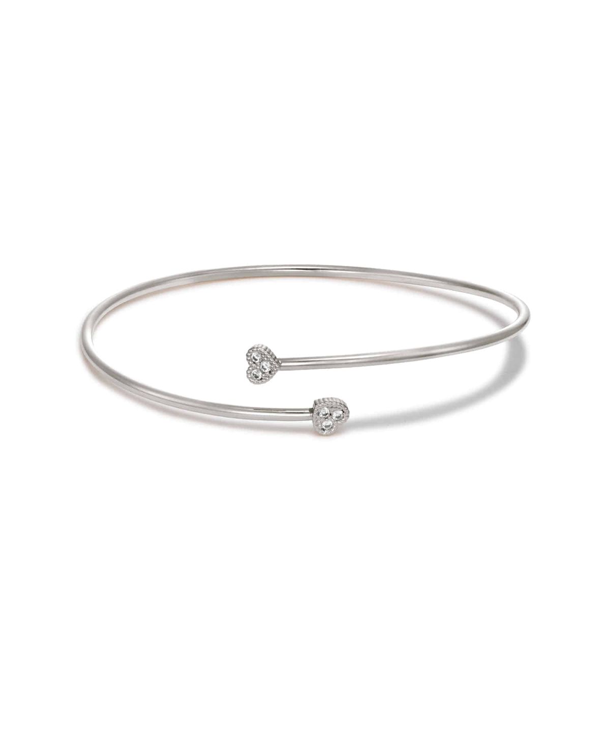 끄란느(CRANNE) 미니 하트 듀오 뱅글 팔찌 C24BB088 (14K Gold Plated)