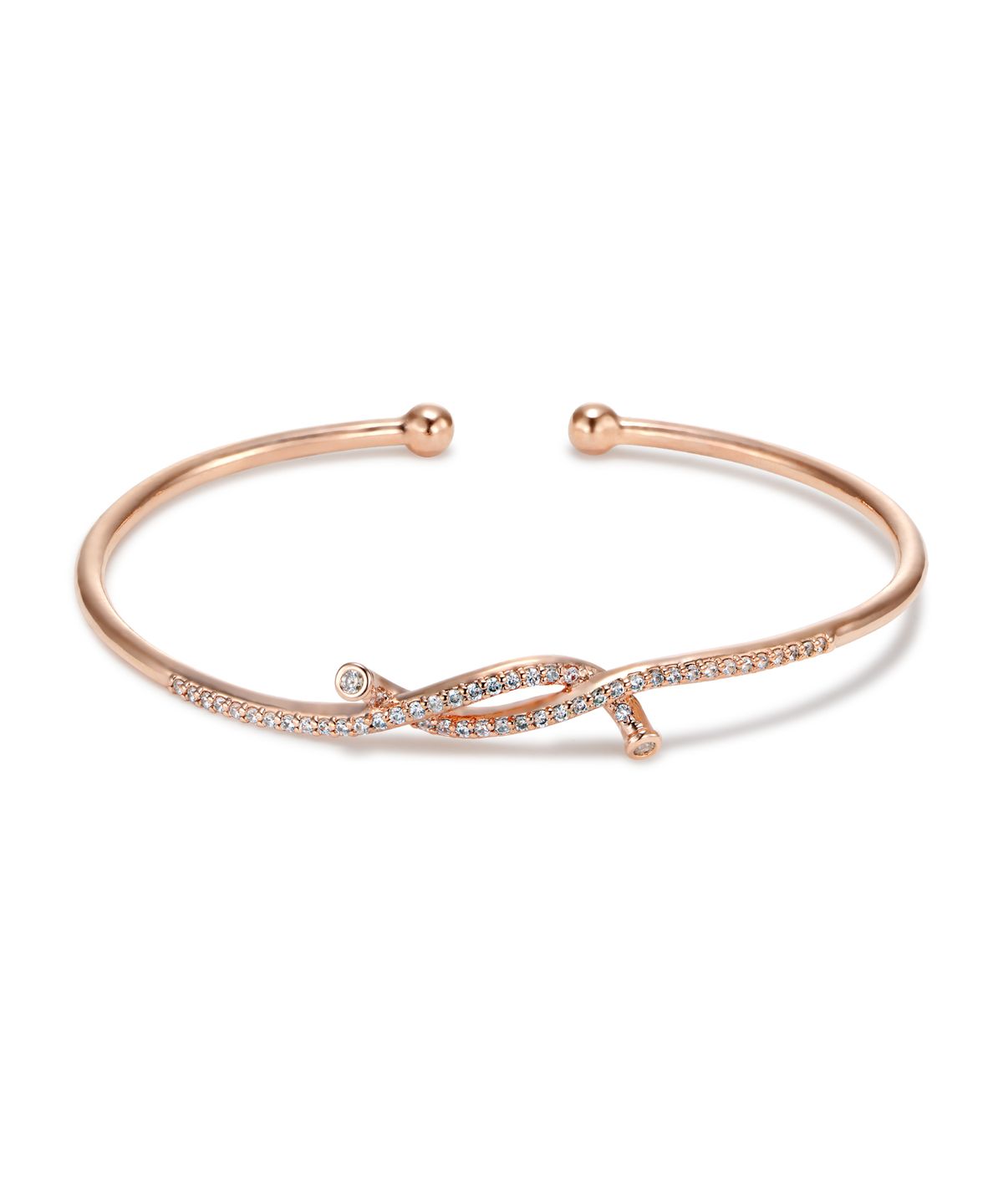 끄란느(CRANNE) 웨이브 노트 뱅글 팔찌 C24BB087 (14K Gold Plated)