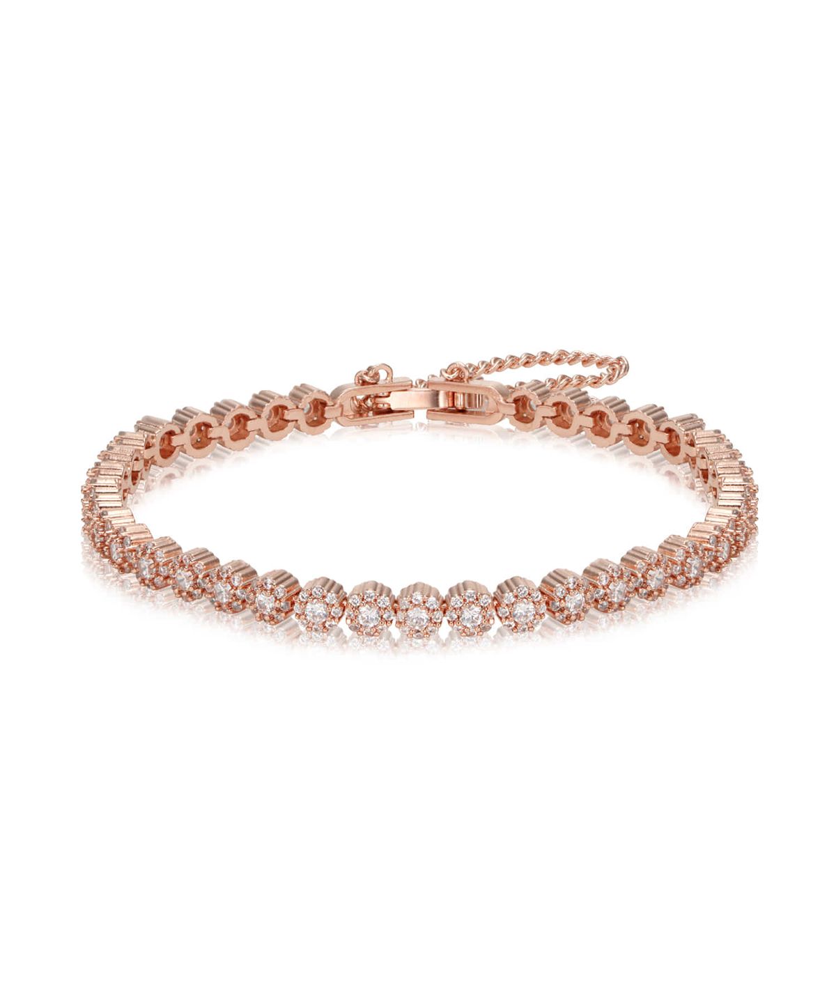 끄란느(CRANNE) 더블 플라워 팔찌 C24BB090 (14K Gold Plated)