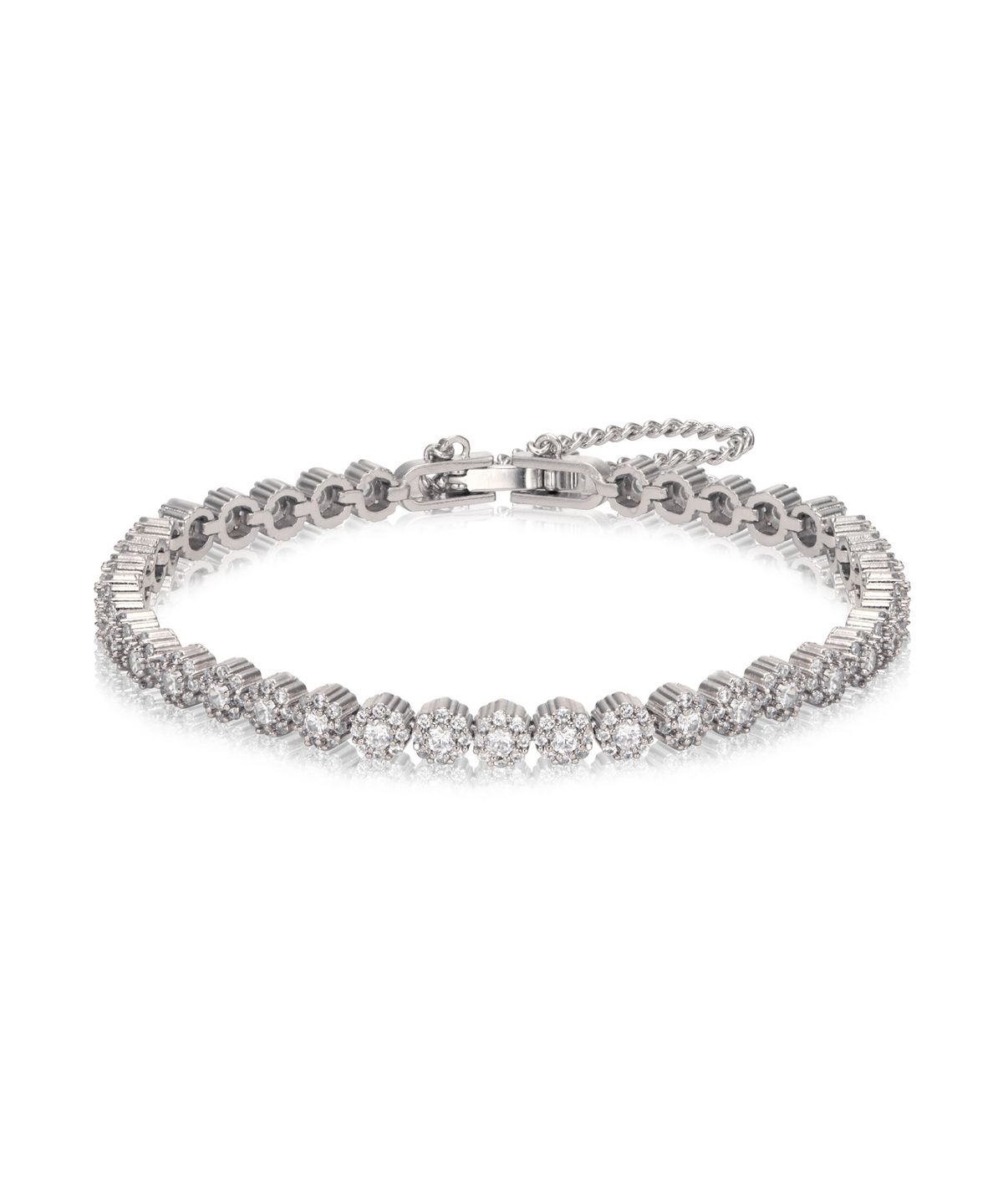 끄란느(CRANNE) 더블 플라워 팔찌 C24BB090 (14K Gold Plated)