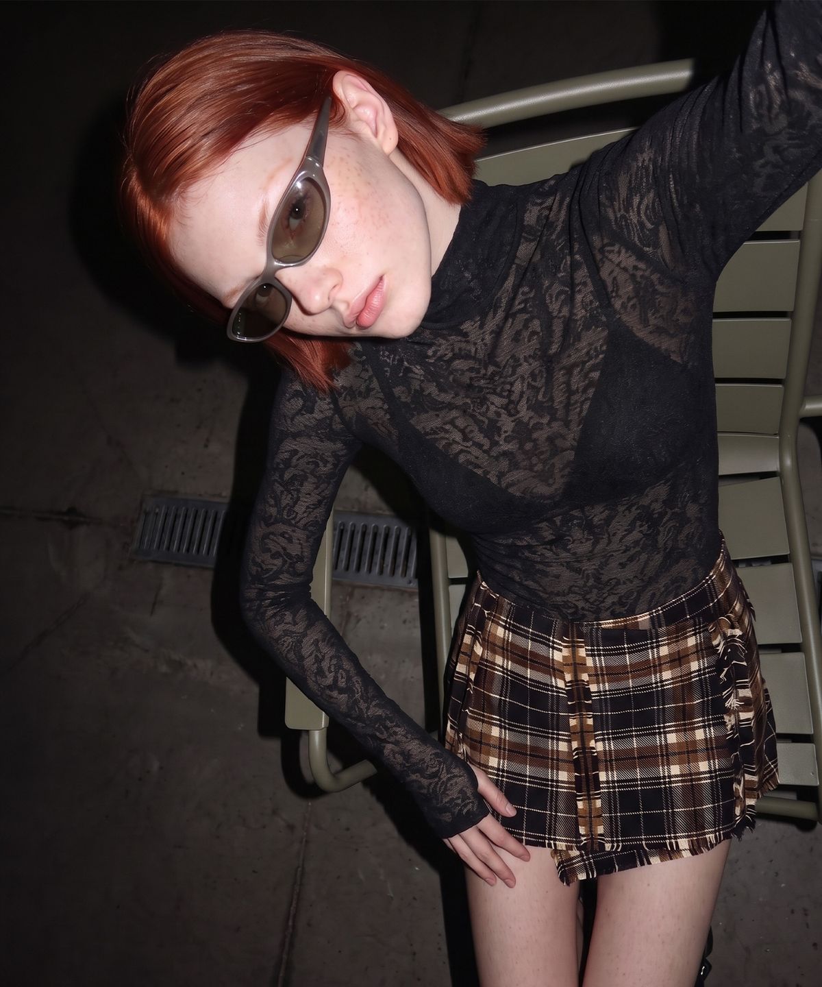 비건타이거(VEGAN TIGER) PAISLEY MOCKNECK TOP_BLACK