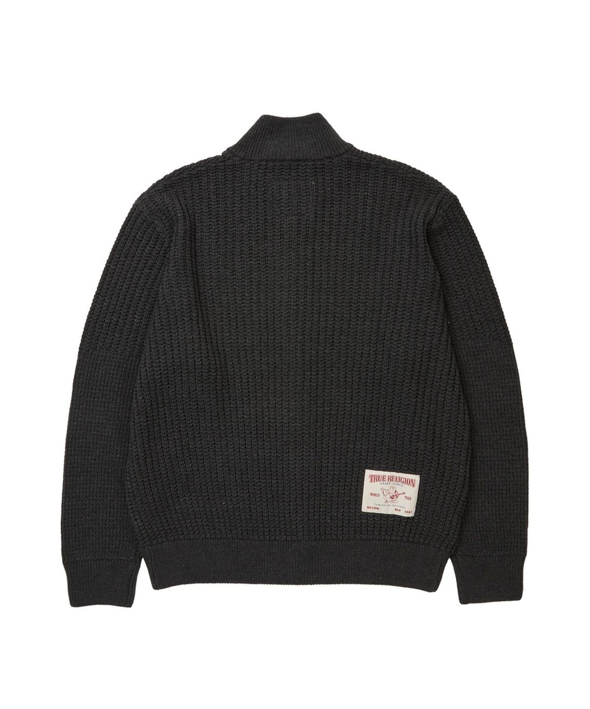 트루릴리젼(TRUERELIGION) Recoil Panel Knit Zip-up - CHARCOAL