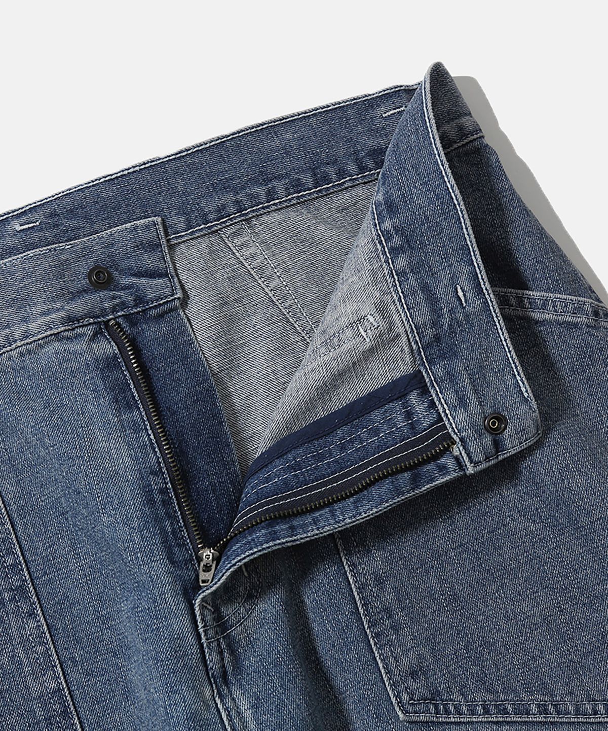 모이프(MOIF) [AW26] WIDE M35 DENIM PANTS / BLEACHED INDIGO