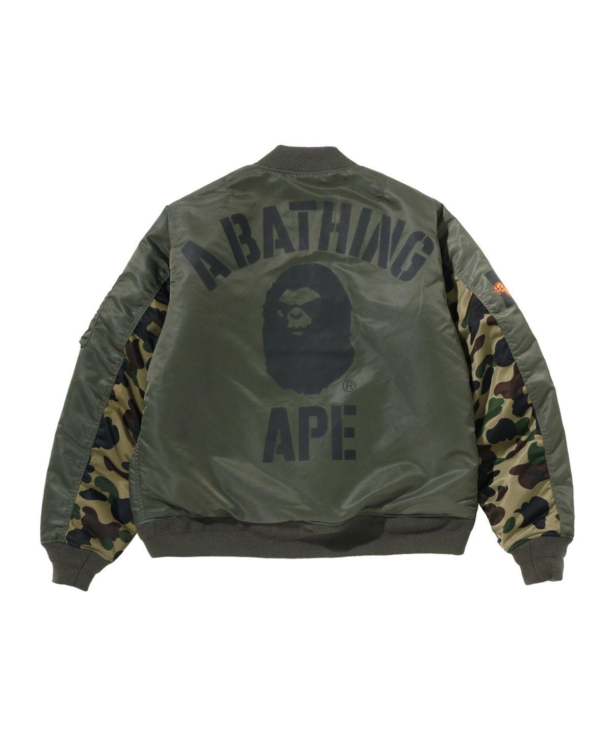 베이프(BAPE) 퍼스트 카모 봄버 자켓(M) OLIVERAB