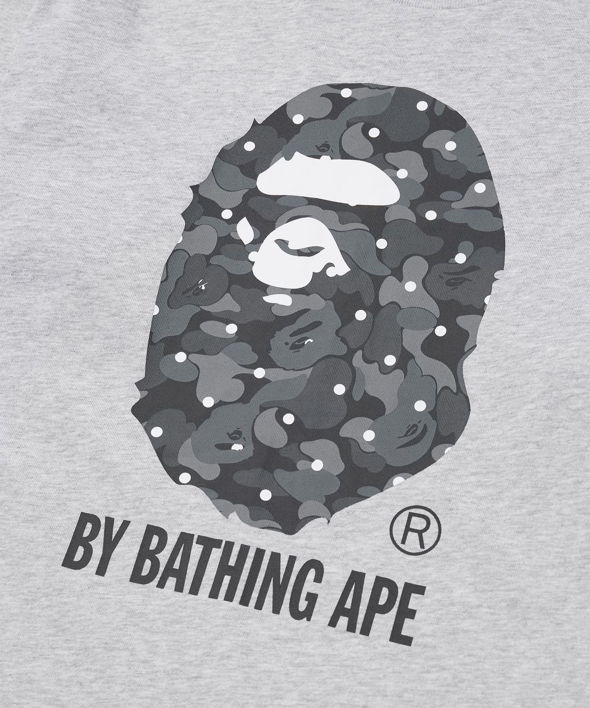 베이프(BAPE) KOREA EXCLUSIVE 도트 콜리지 릴렉스드 핏 롱슬리브 티셔츠(M) BLACK