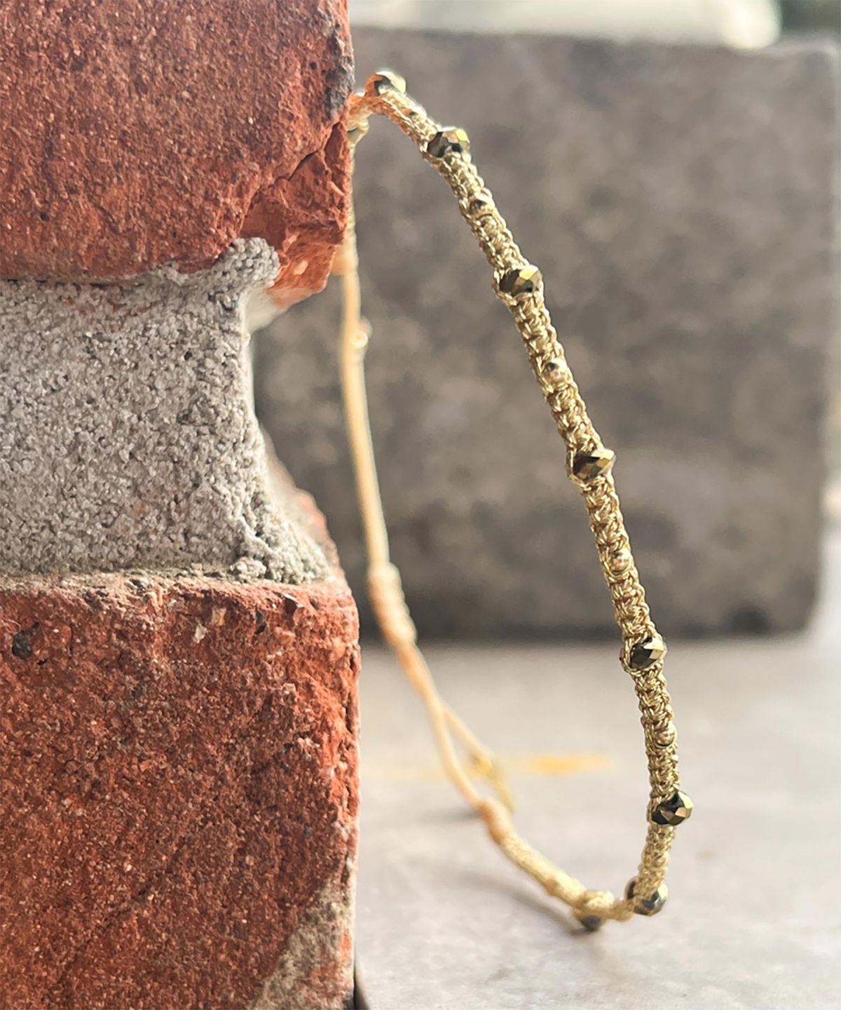 림바(RIMBA) [Leju] Handmade Stonesand Bracelet - Hematite