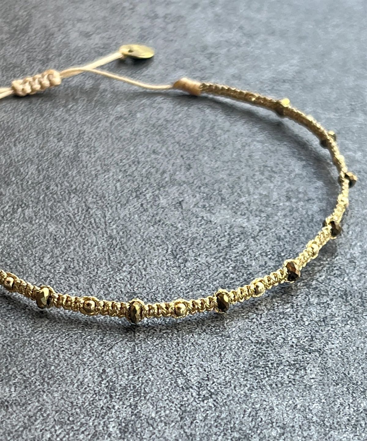 림바(RIMBA) [Leju] Handmade Stonesand Bracelet - Hematite