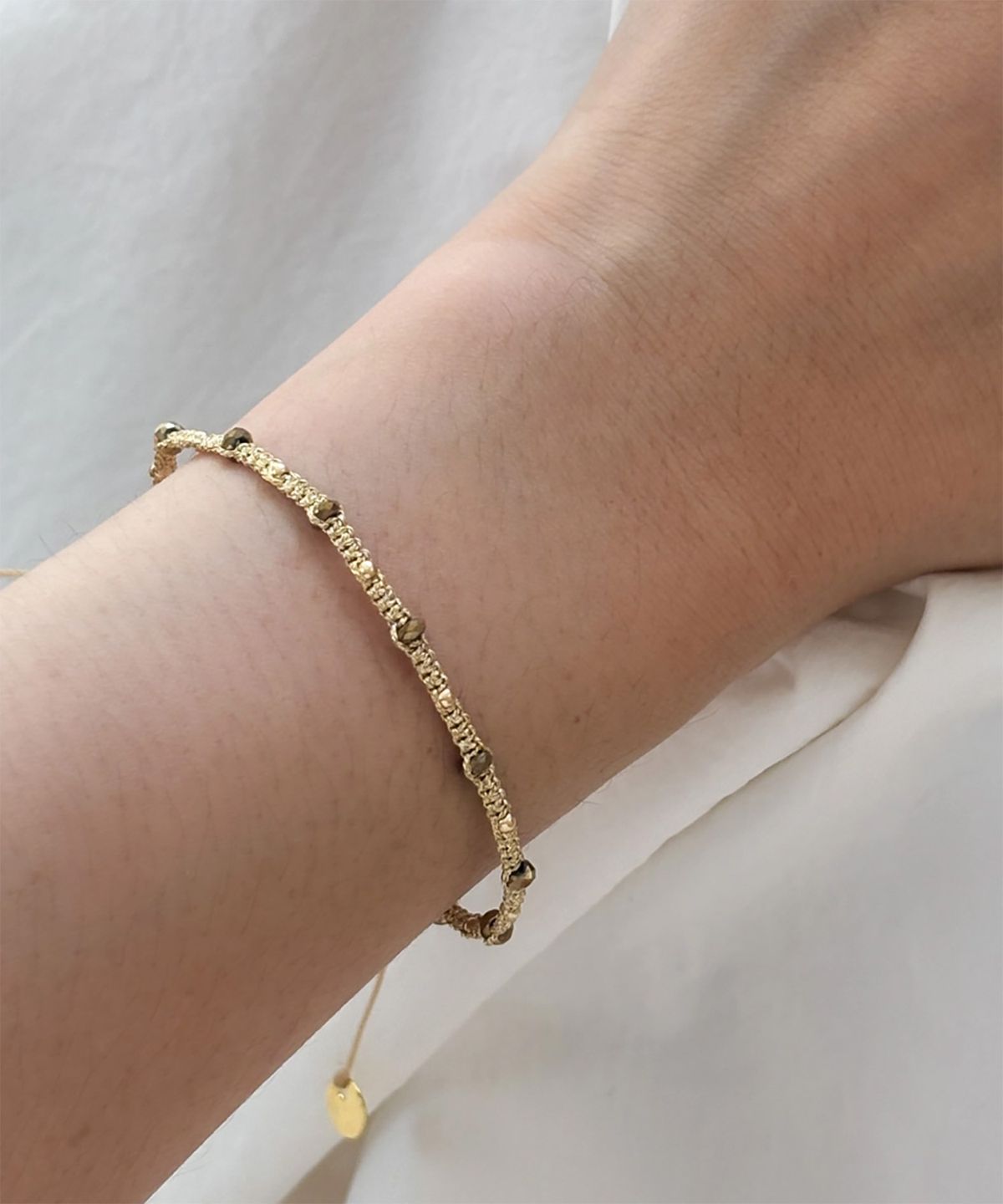 림바(RIMBA) [Leju] Handmade Stonesand Bracelet - Hematite