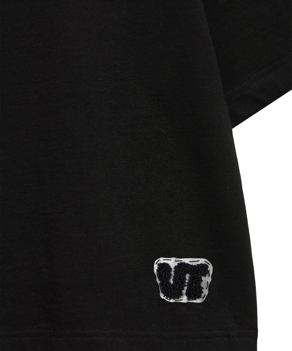 비건타이거(VEGAN TIGER) COMPACT MOCK NECK TOP_BLACK