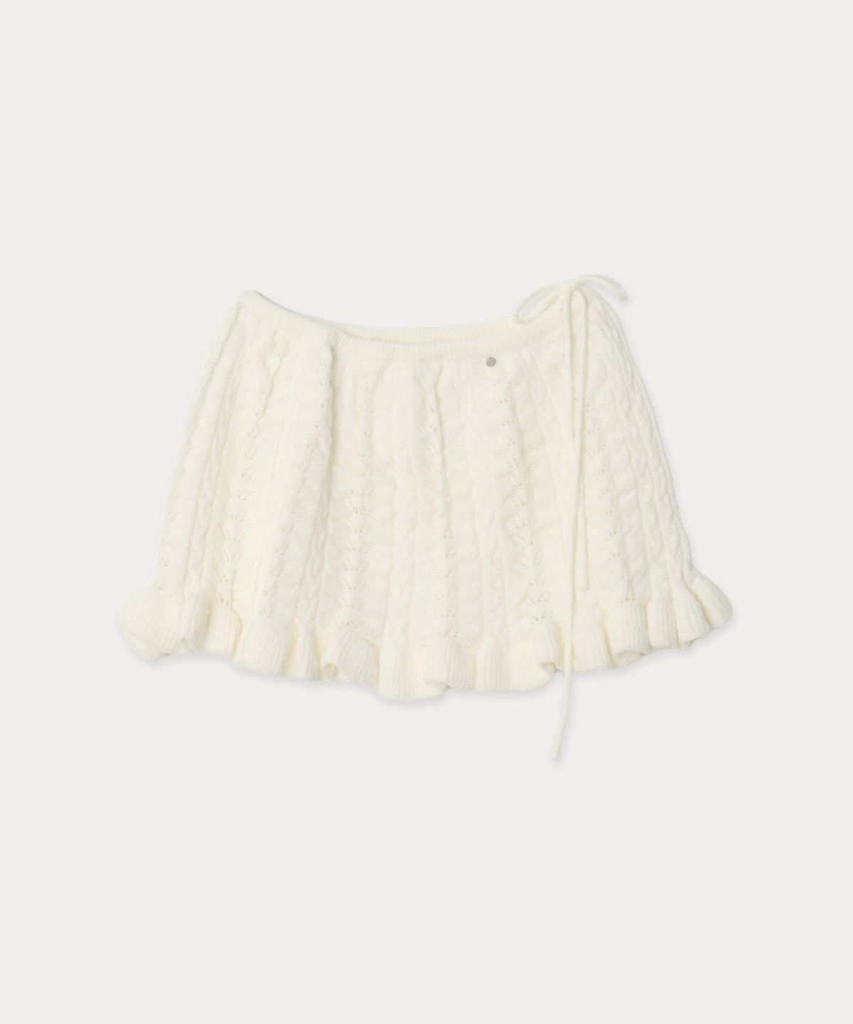 메종르하르(MAISONLEHAR) 프린지 레이어드 니트 스커트 3color