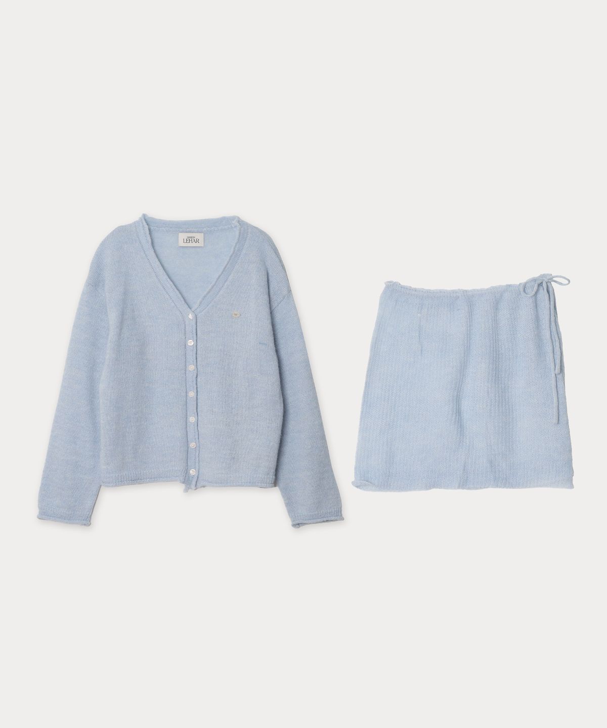 메종르하르(MAISONLEHAR) 카디널 니트 SET (가디건+랩스커트) 3color