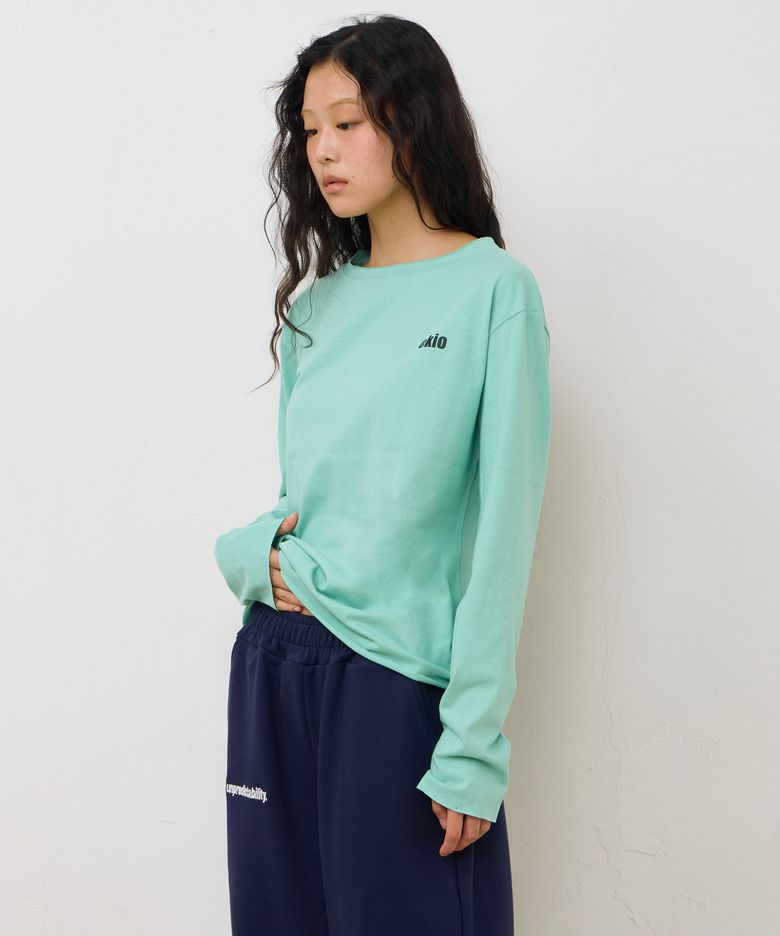컷오프 베이직 로고 롱슬리브 (Mint)