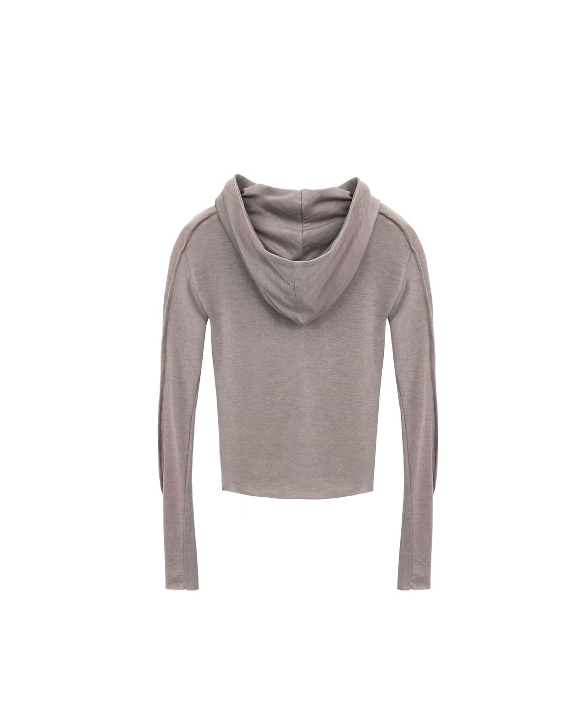 도그마 엑스(DOGMA EHKS) SHEER HOODIE TOP GREYPINK