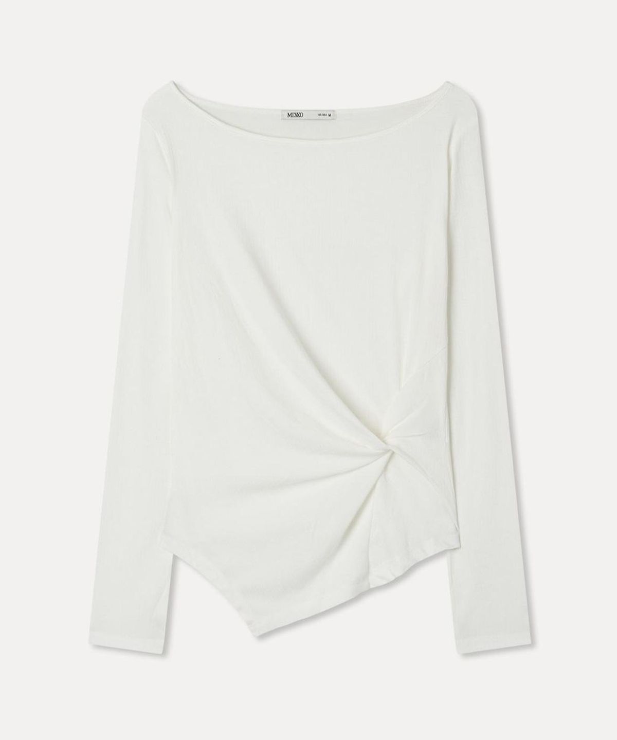 미쏘(MIXXO) 꼬임 포인트 긴팔 티셔츠_MIWLWG936A