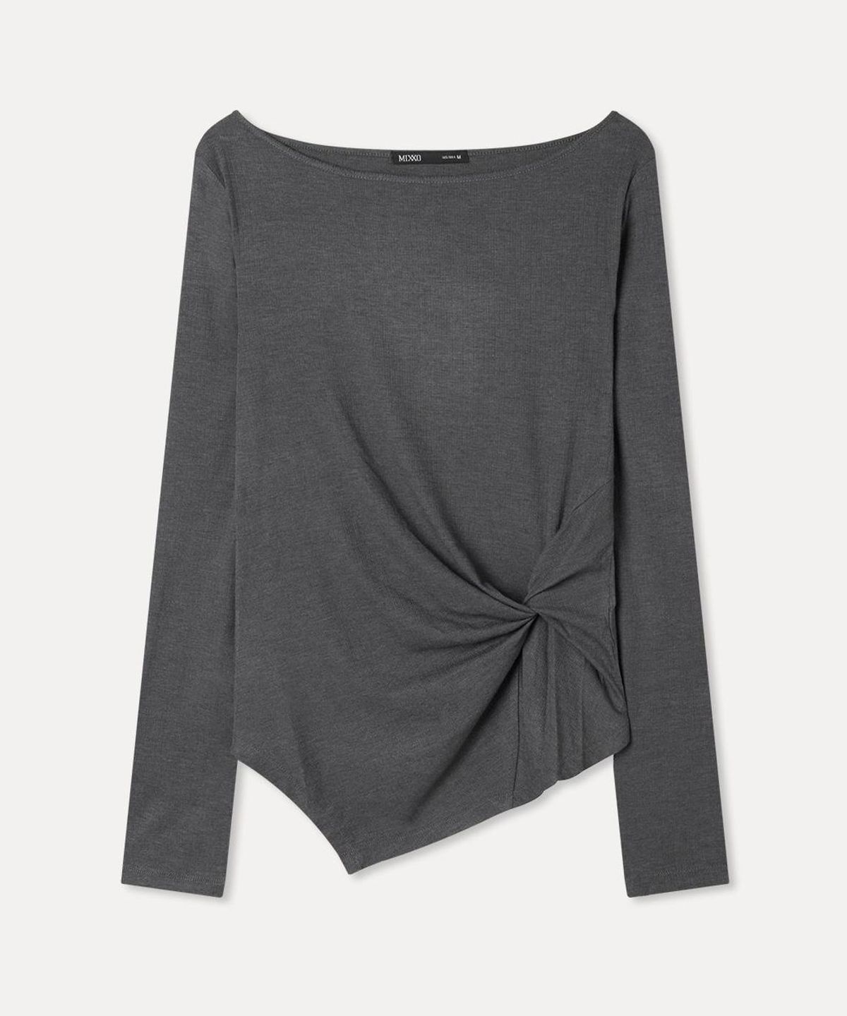 미쏘(MIXXO) 꼬임 포인트 긴팔 티셔츠_MIWLWG936A