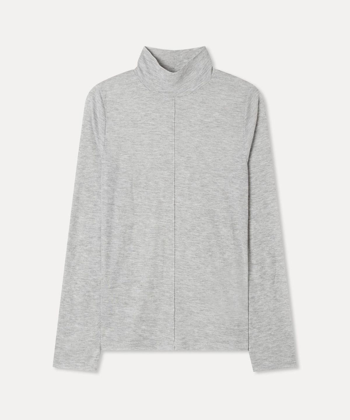 미쏘(MIXXO) 시스루 목폴라 티셔츠_MIWLWGV30A