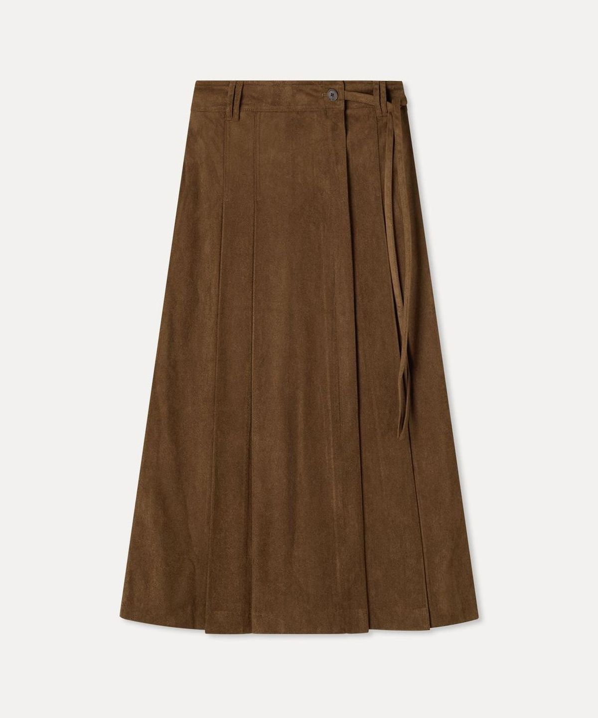 미쏘(MIXXO) 변형 플리츠 롱 스커트_MIWWHGT21B