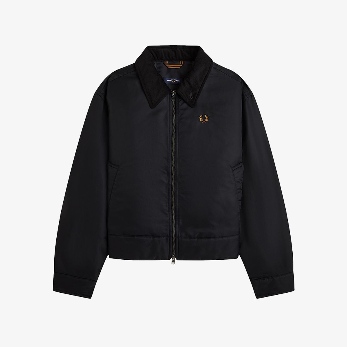 프레드페리(FRED PERRY) [Womens] 오버사이즈드 패디드 카반 재킷 - 블랙 AFPF2G33116-102