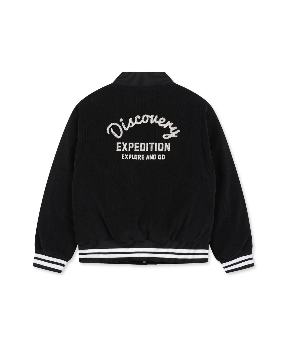 디스커버리 키즈(DISCOVERY KIDS) 키즈 브레비 코듀로이 다운 숏패딩 (BLACK)