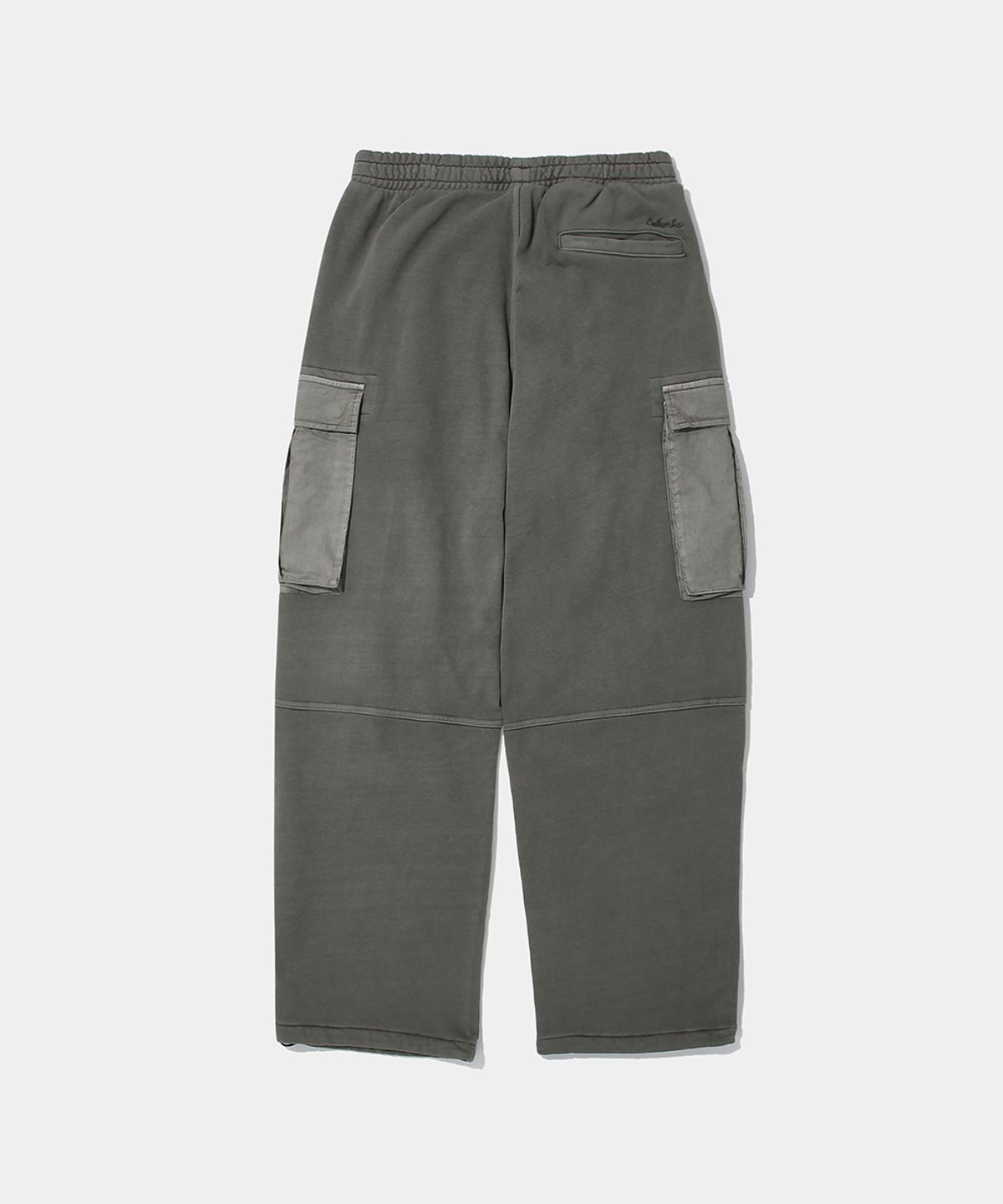 컬럼비아 유니버시티(COLUMBIA UNIVERSITY) UTILITY POCKET DYED FLEECE WIDE SWEATPANTS_KHAKI