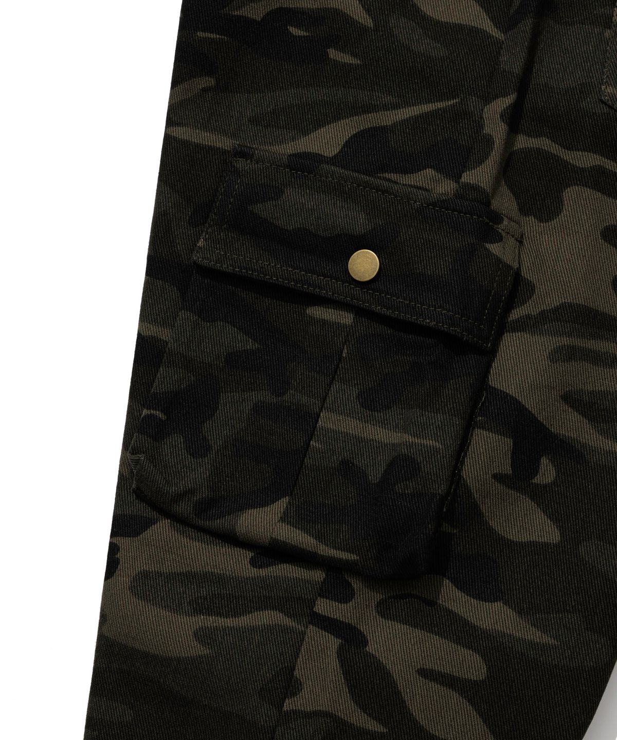 모아(MOAA) Camo Flare Cargo Pants (Camo)