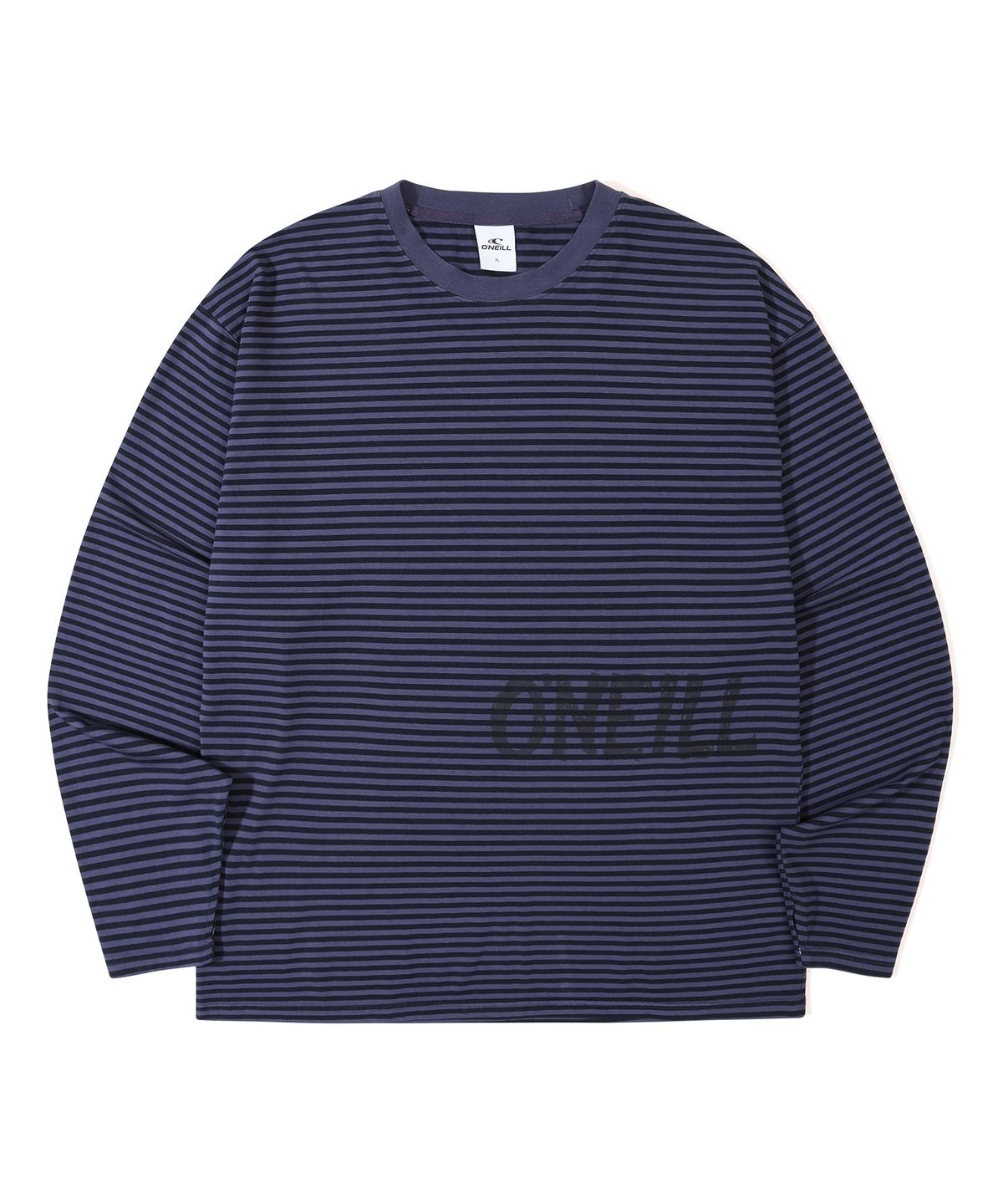 오닐(ONEILL) 오버다이드 스트라이프 긴소매 티셔츠_퍼플