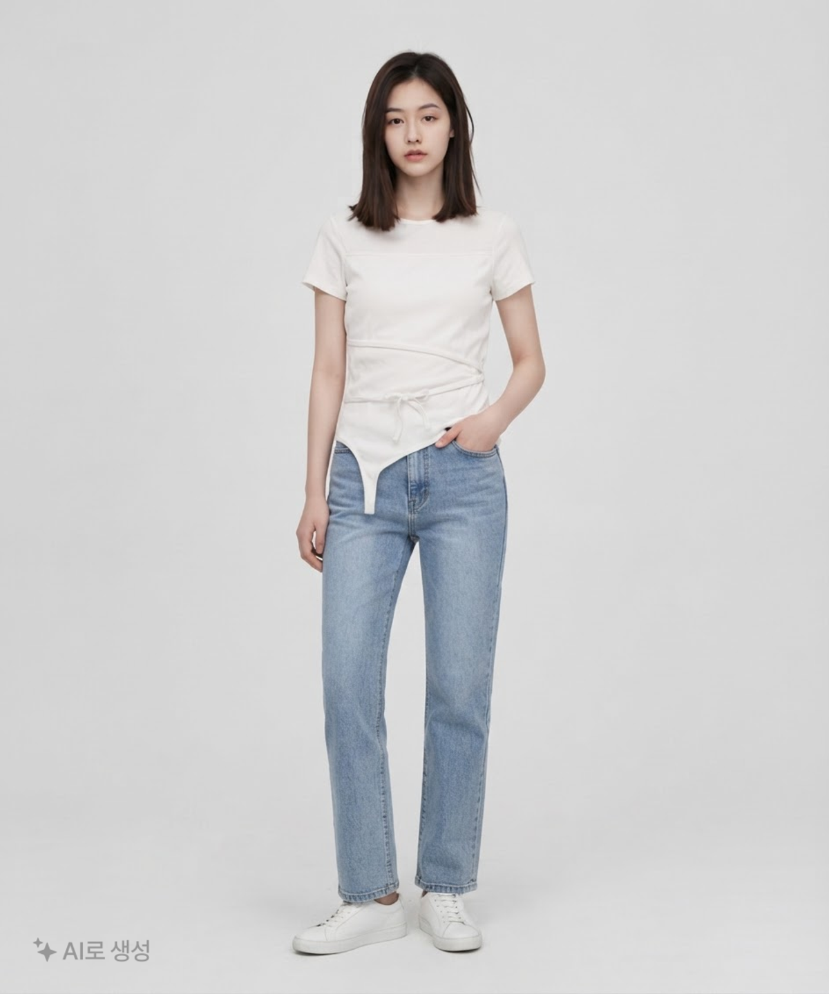 미세키서울(MISEKI SEOUL) String layered knit top 2