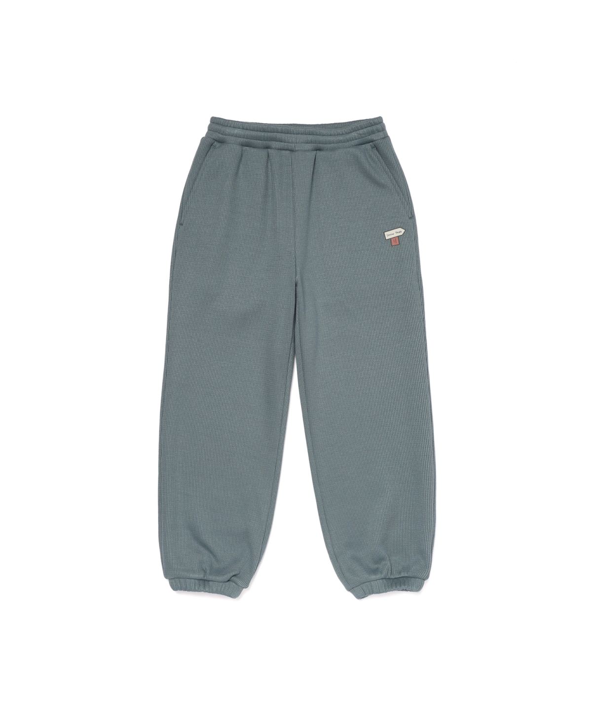 스노우피크 어패럴 키즈(SNOWPEAK APPAREL KIDS) 키즈 골지 니트 팬츠 (S26WKFFP80) Blue Mint
