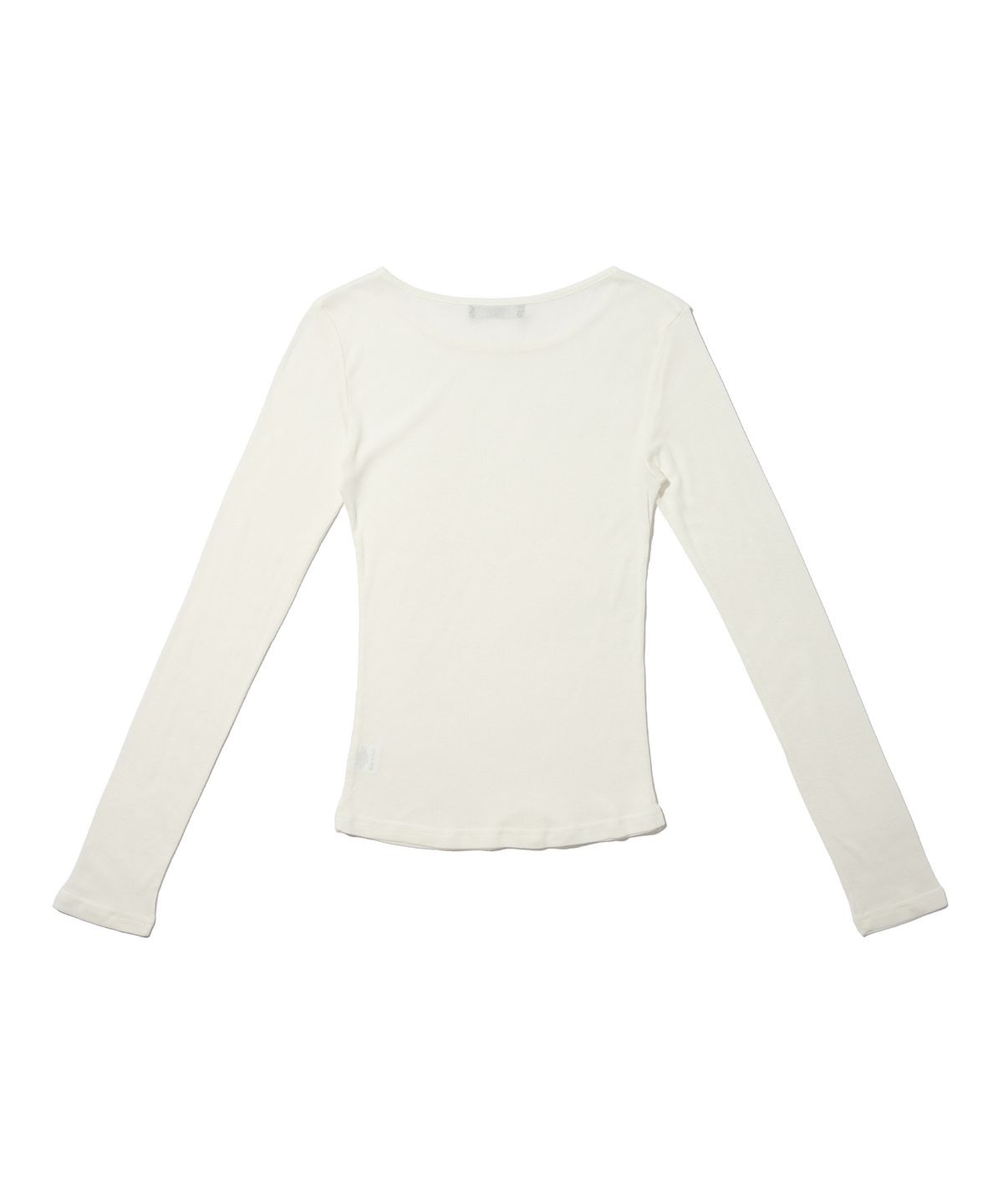 서울어패럴(SEOUL APPAREL) 센슈얼 슬림핏 긴팔티 (아이보리)