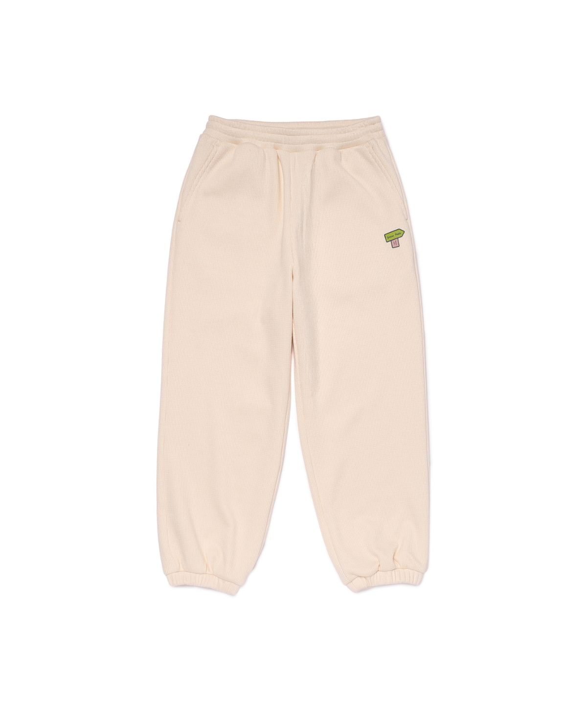 스노우피크 어패럴 키즈(SNOWPEAK APPAREL KIDS) 키즈 골지 니트 팬츠 (S26WKFFP80) Butter Ivory