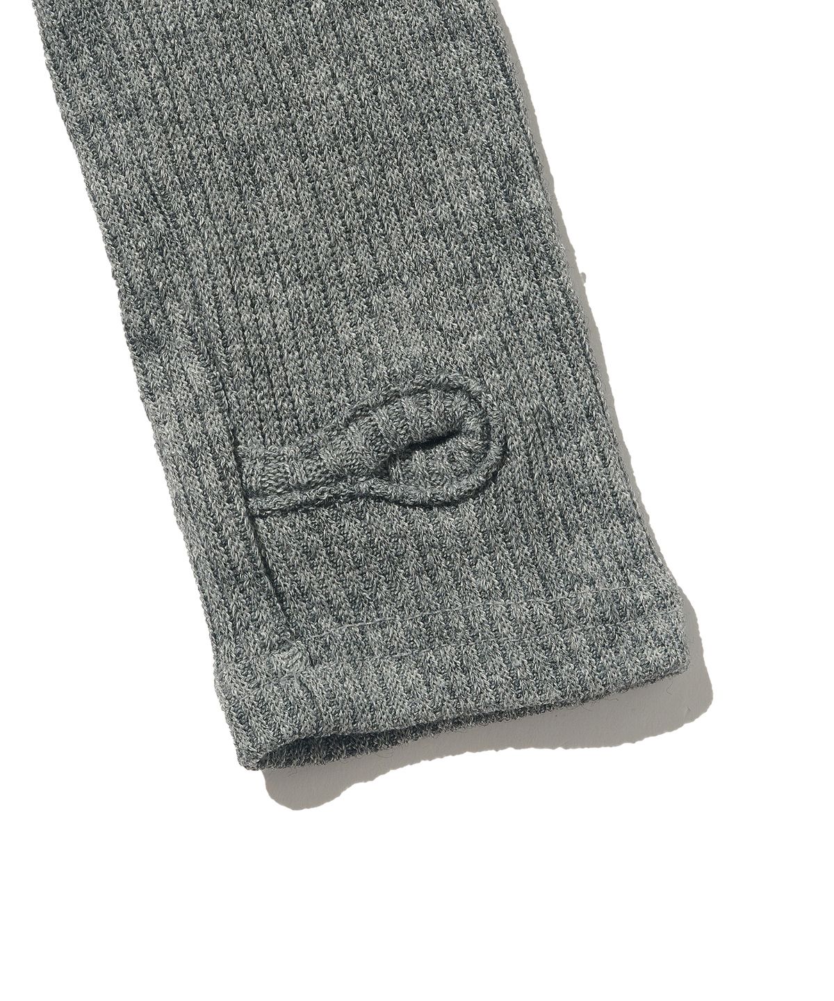 서울어패럴(SEOUL APPAREL) 커브드 헴 워머 목폴라 레이어드 (차콜)