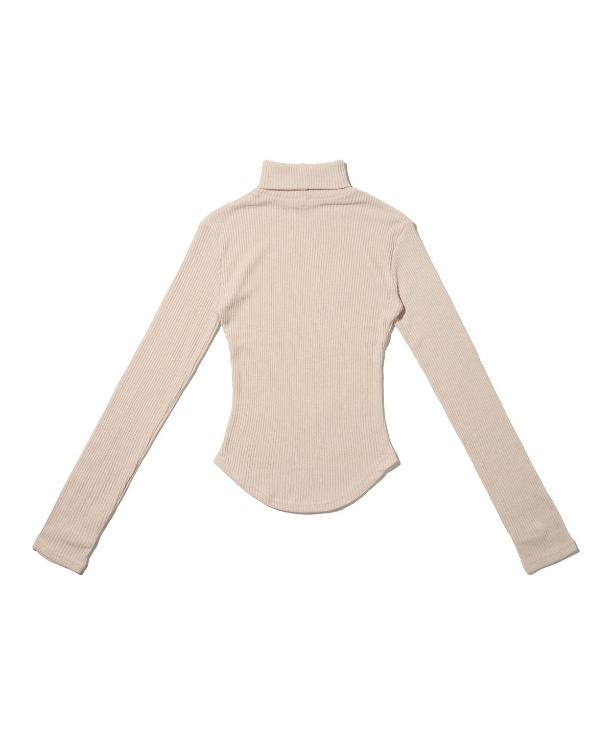 서울어패럴(SEOUL APPAREL) 커브드 헴 워머 목폴라 레이어드 (베이지)
