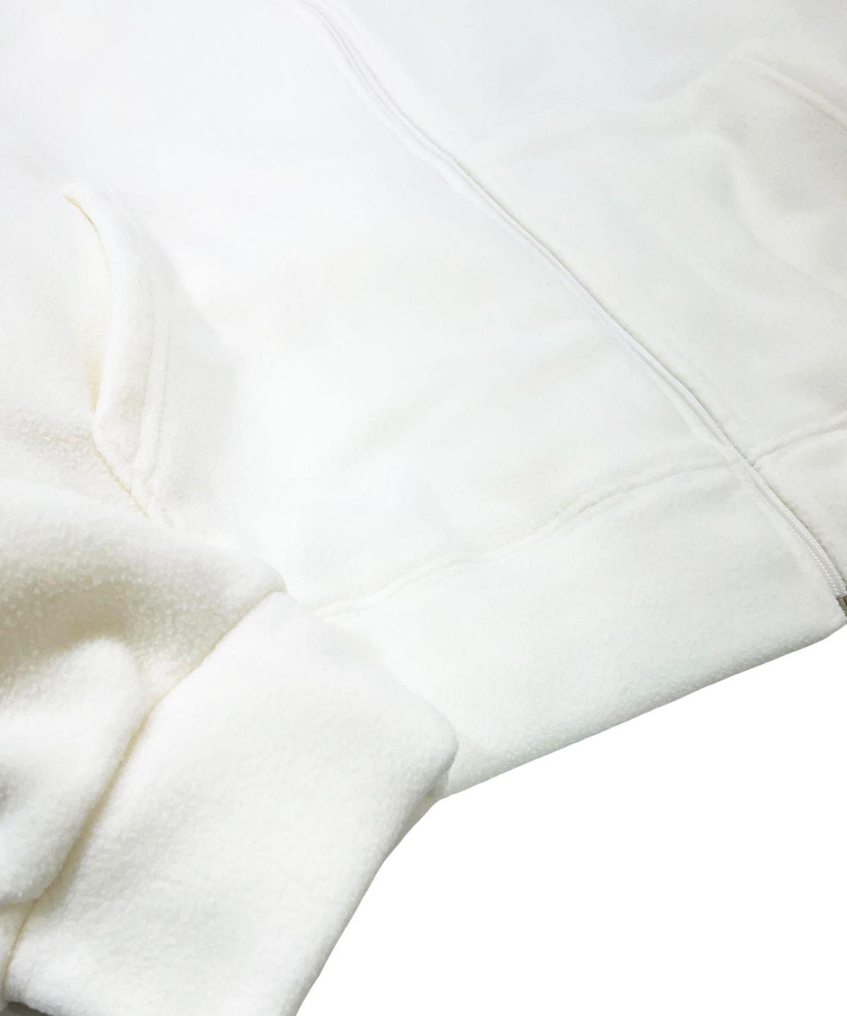 스케이터락(SK8ER ROCK) Cross Fleece Zip-Hoodie (ivory)