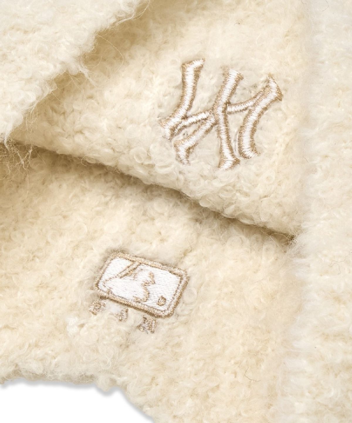 엠엘비(MLB) 미야옹 이어플랩 비니 NY (Cream)