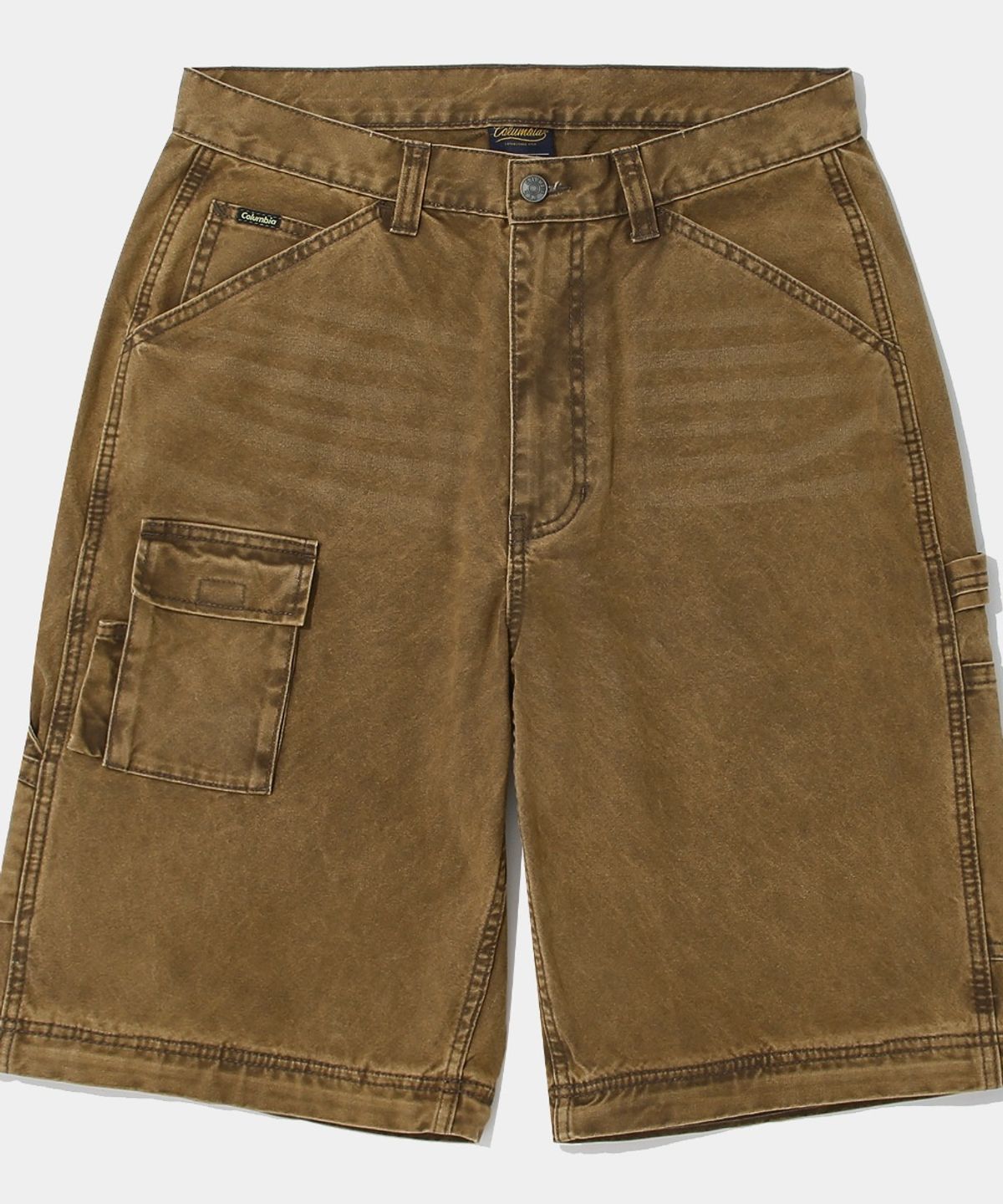 컬럼비아 유니버시티(COLUMBIA UNIVERSITY) ZIP-OFF WIDE CARGO DENIM PANTS_BROWN