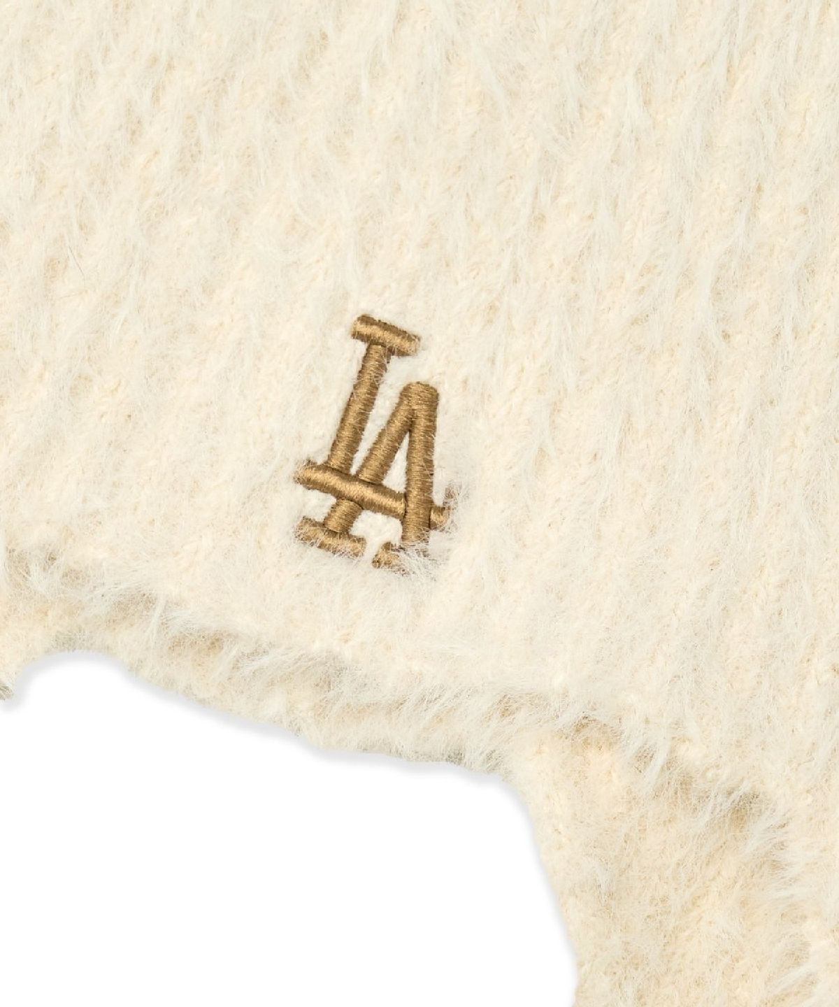 엠엘비(MLB) 퍼 미야옹 이어플랩 비니 LA (Cream)