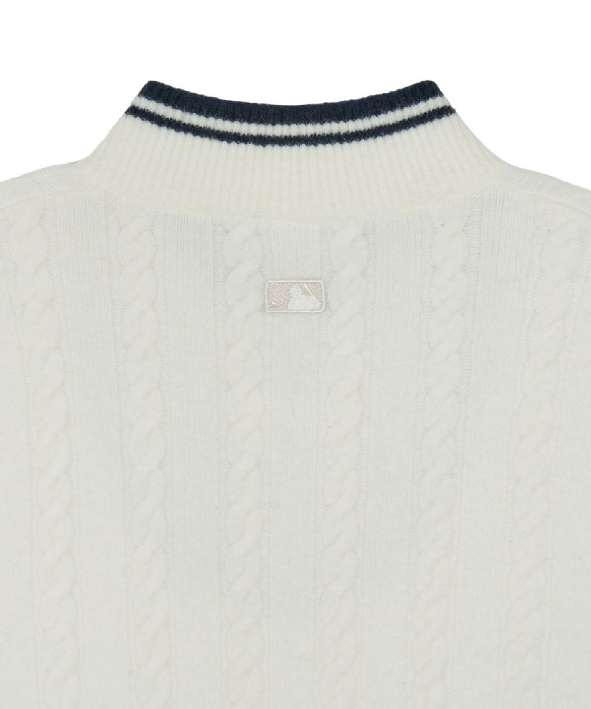 엠엘비(MLB) 여성 베이직 케이블 집업 가디건 NY (Cream)