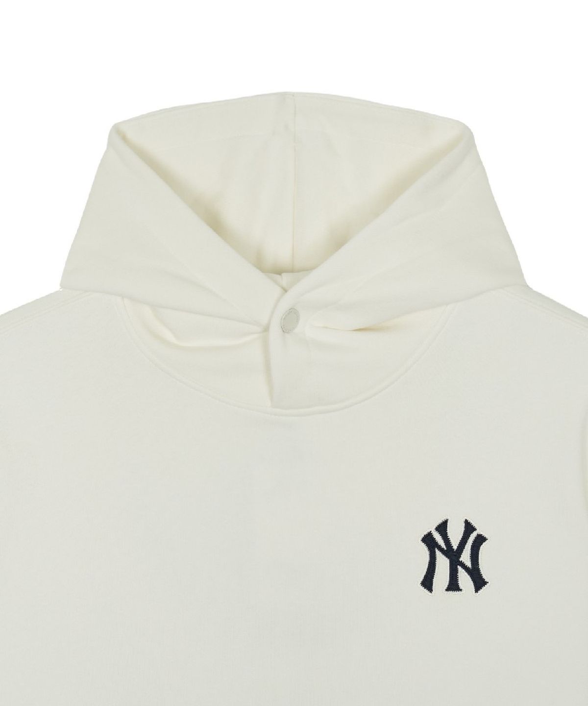 엠엘비(MLB) 베이직 스트릿 그래픽 스냅 후드티 NY (Cream)