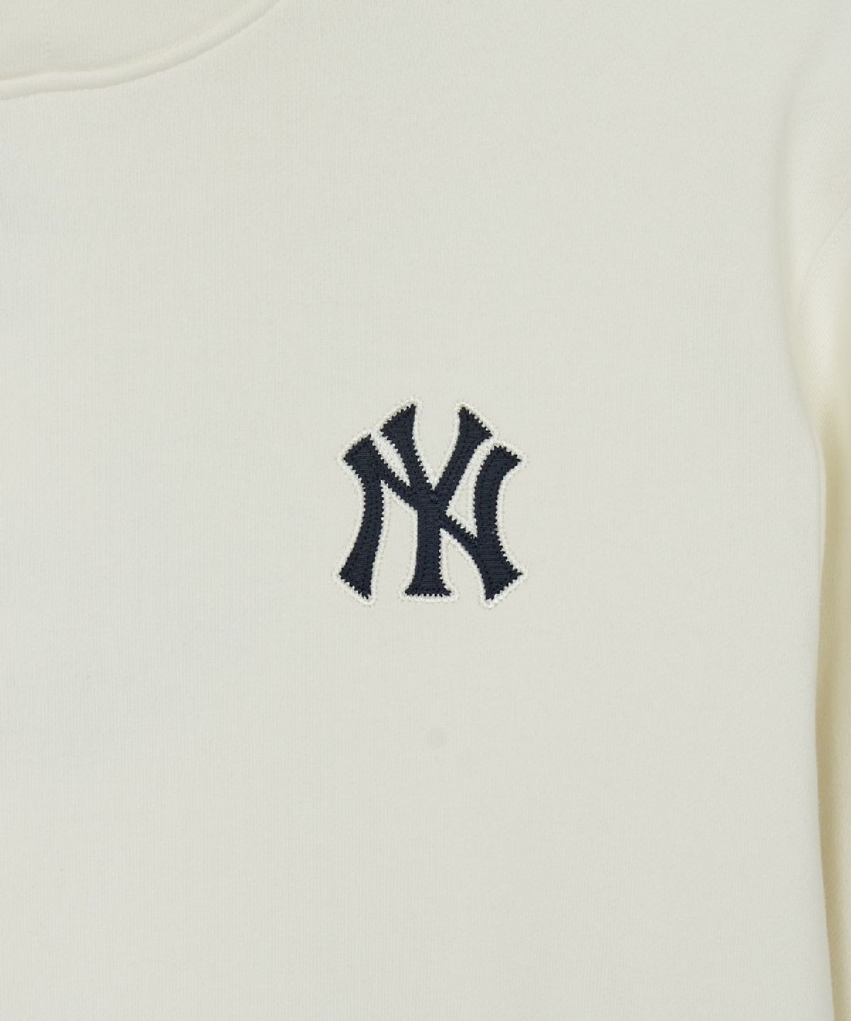 엠엘비(MLB) 베이직 스트릿 그래픽 스냅 후드티 NY (Cream)