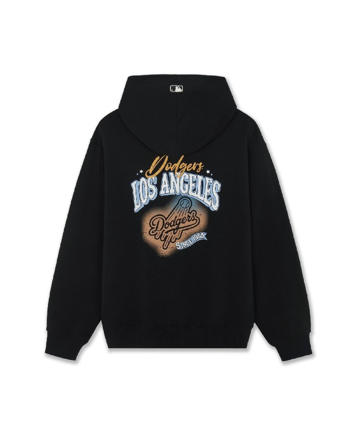 엠엘비(MLB) 베이직 스트릿 그래픽 스냅 후드티 LA (Black)