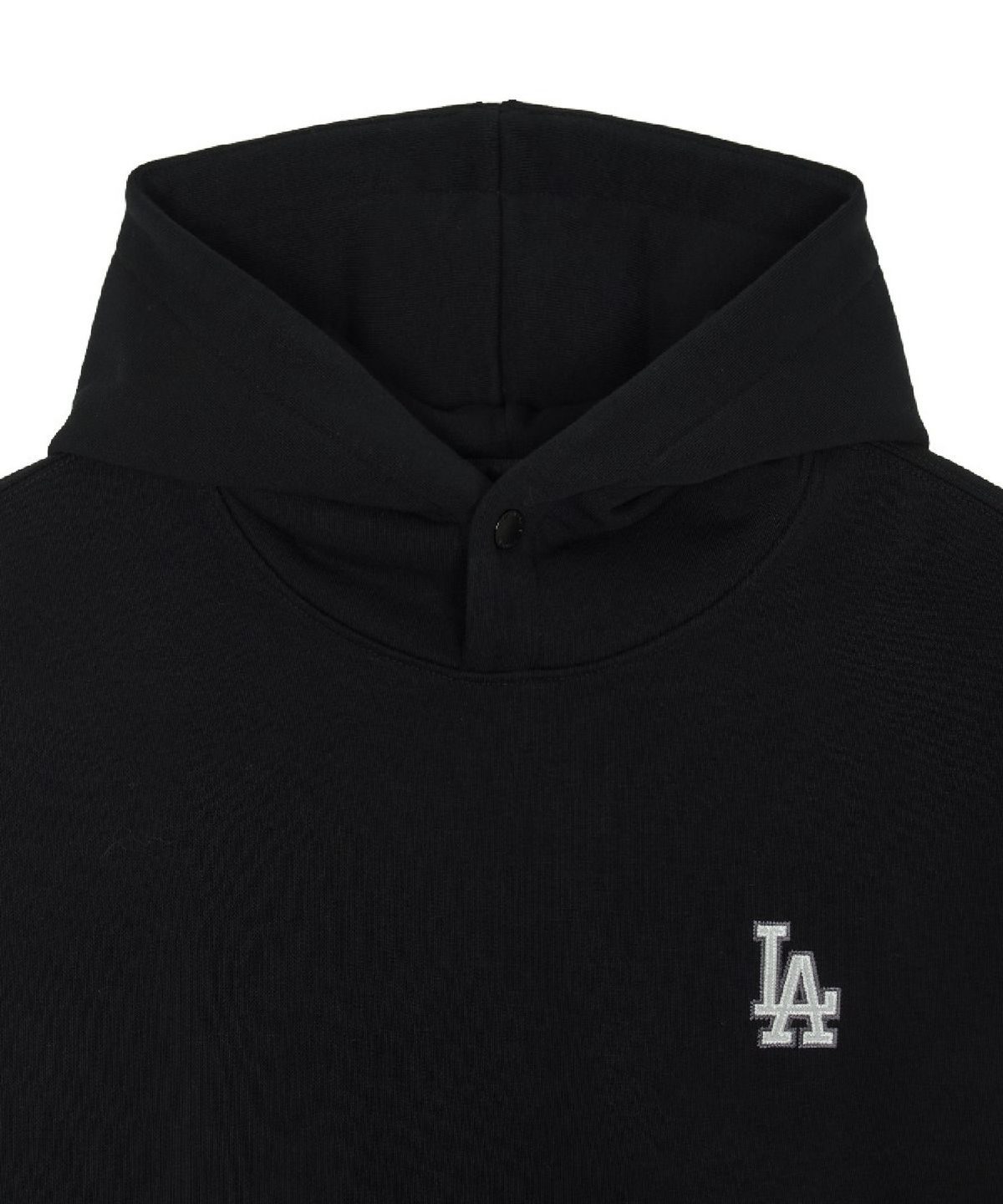 엠엘비(MLB) 베이직 스트릿 그래픽 스냅 후드티 LA (Black)