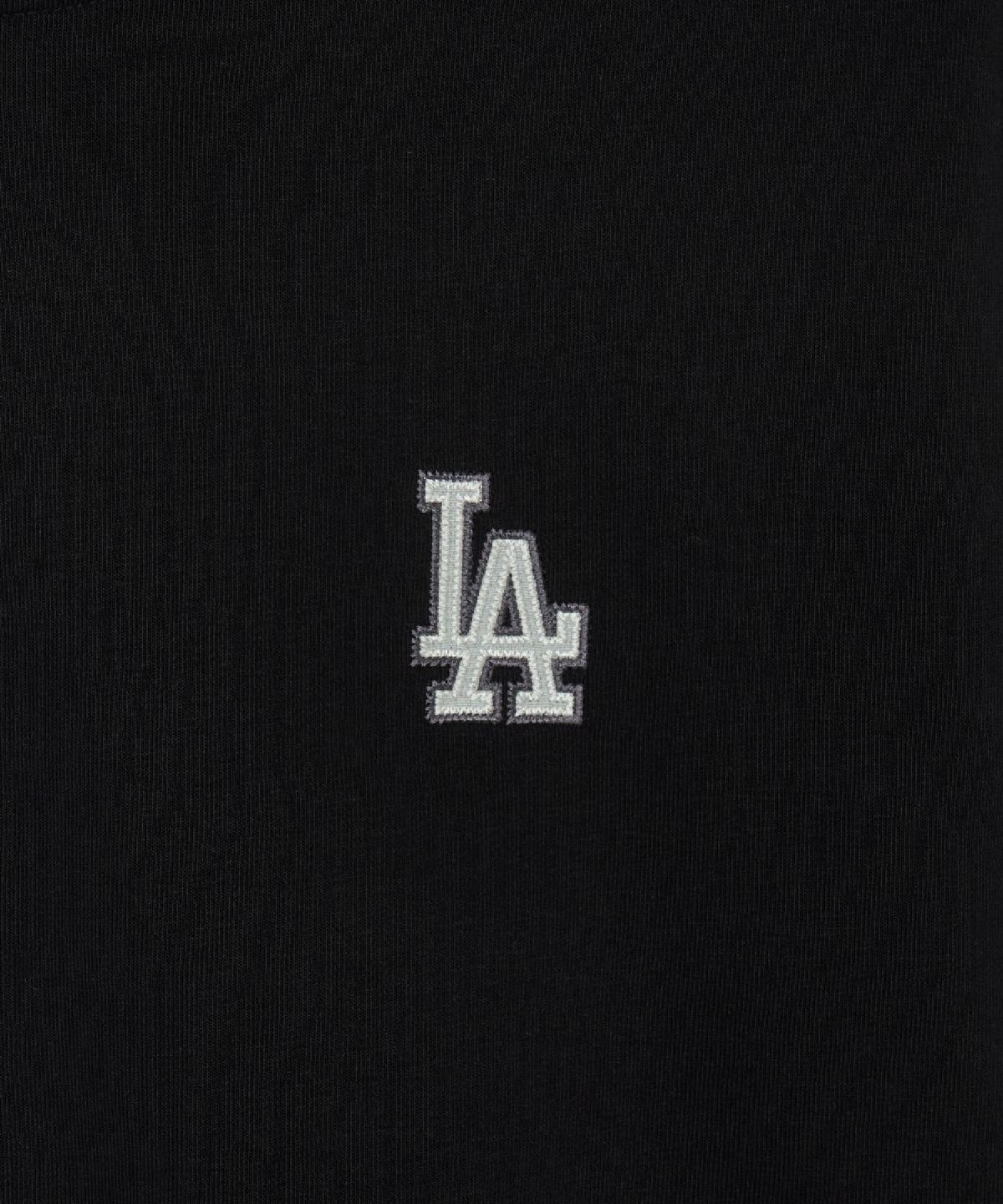 엠엘비(MLB) 베이직 스트릿 그래픽 스냅 후드티 LA (Black)