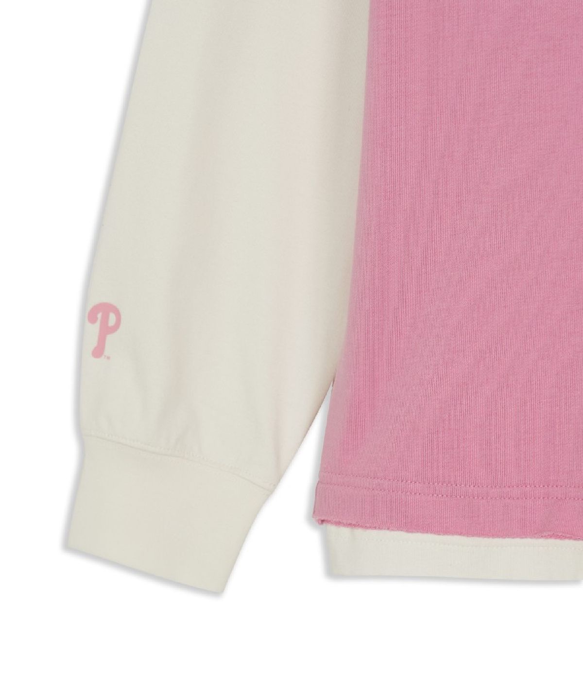 엠엘비(MLB) 베이직 스트릿 레이어드 후드티 PHI (Ptn.Pink)