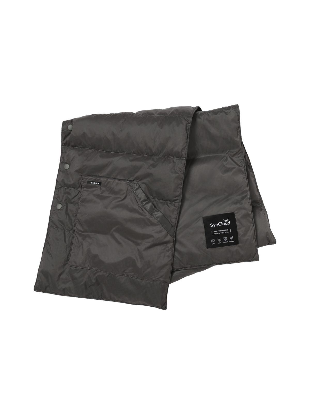 아이더(EIDER) GRATINUM (그래티넘) 패딩 머플러_Grey_DUW26909C5