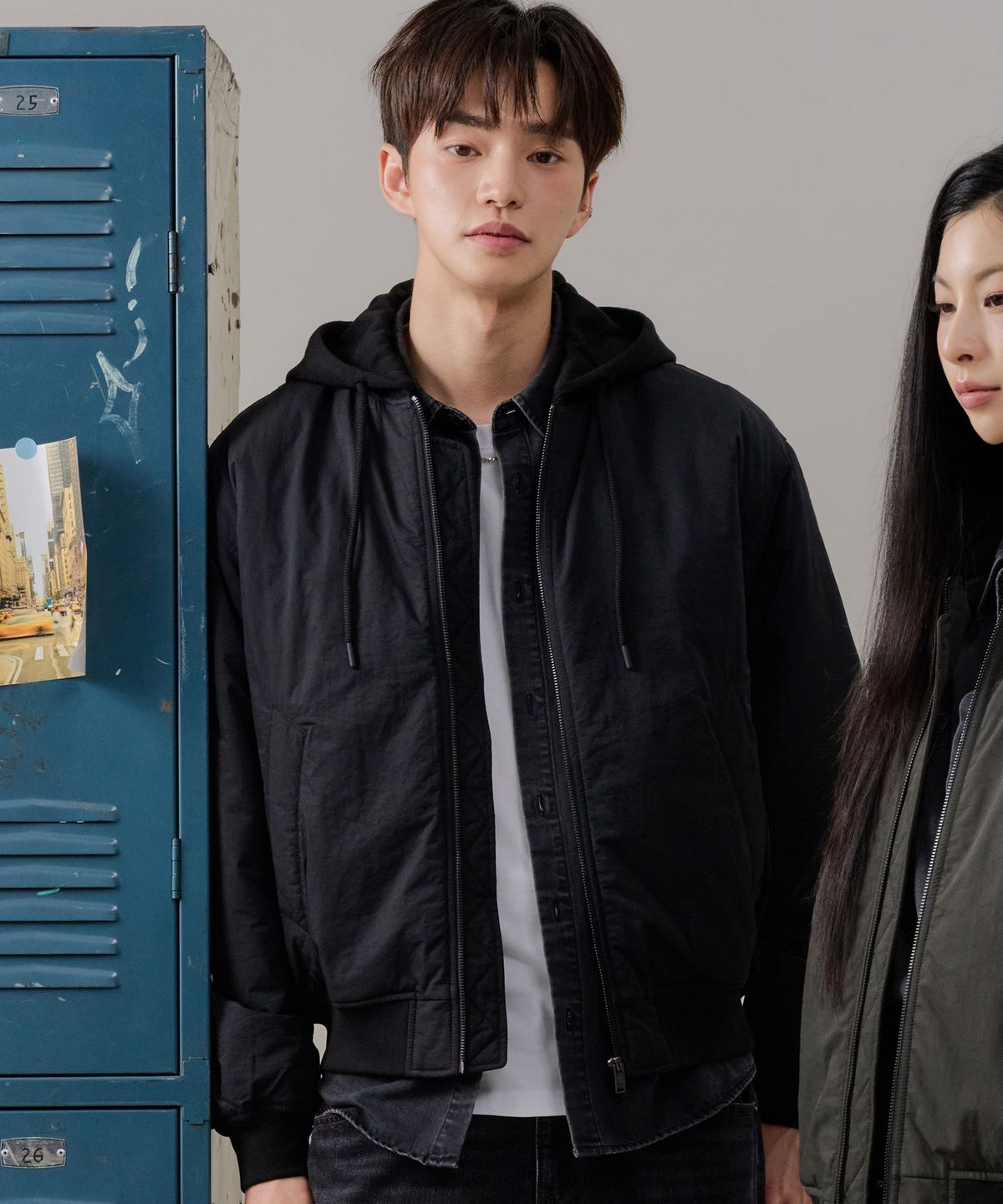 체이스컬트(CHASECULT) 공용 패딩 항공 점퍼-FFRU4123C03