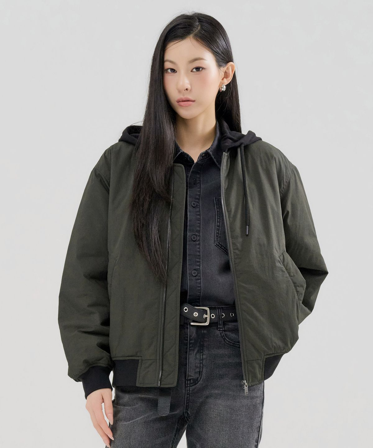 체이스컬트(CHASECULT) 공용 패딩 항공 점퍼-FFRU4123C0V