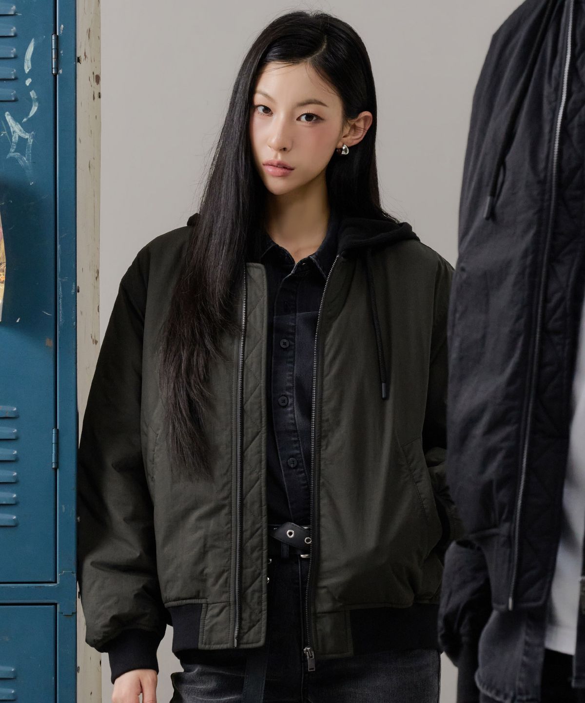 체이스컬트(CHASECULT) 공용 패딩 항공 점퍼-FFRU4123C0V