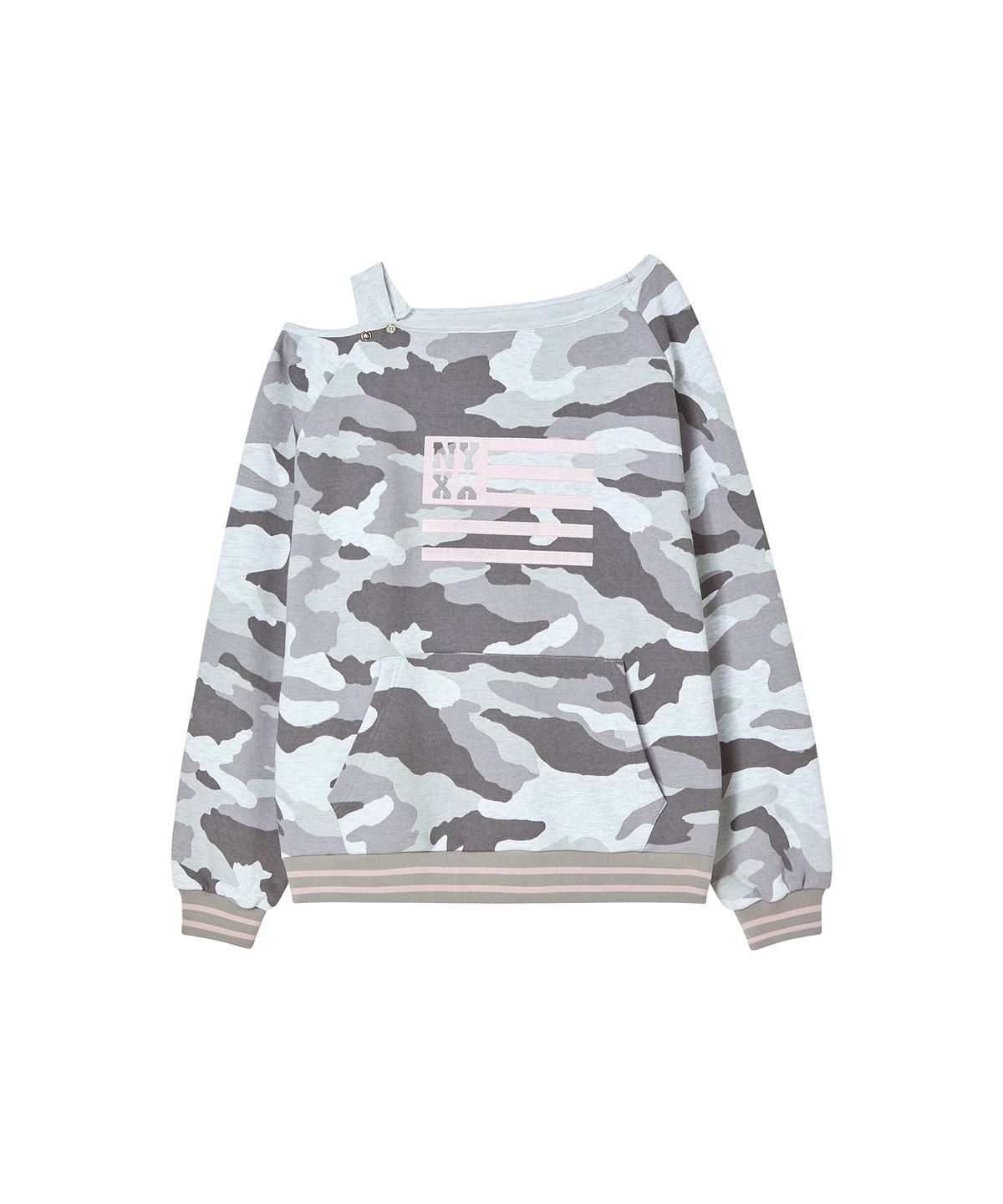 엔와이엑스엑스(NYXX) NYX OFF SHOULDER SWEATSHIRT GREY